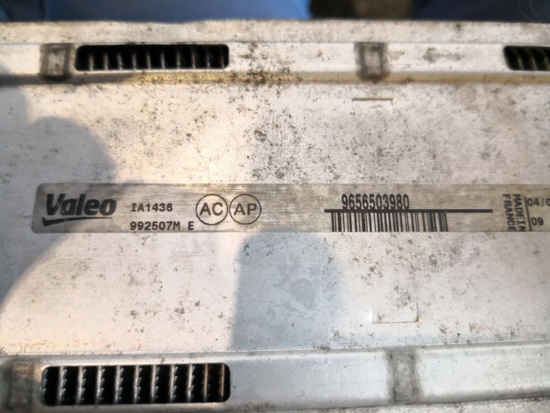 Recambio de intercooler para citroen c4 berlina 1.6 16v hdi fap referencia OEM IAM   