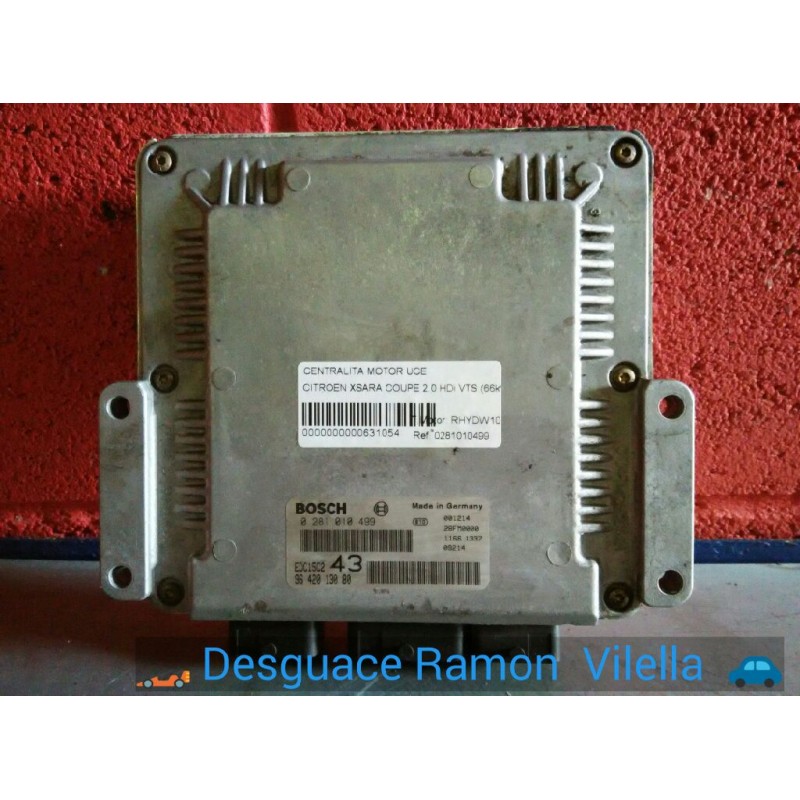 Recambio de centralita motor uce para citroen xsara coupe 2.0 hdi vts (66kw) | 07.99 - 12.05 2.0 hdi vts (66kw) | 07.99 - 12.05 