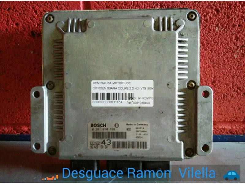 Recambio de centralita motor uce para citroen xsara coupe 2.0 hdi vts (66kw) | 07.99 - 12.05 2.0 hdi vts (66kw) | 07.99 - 12.05 