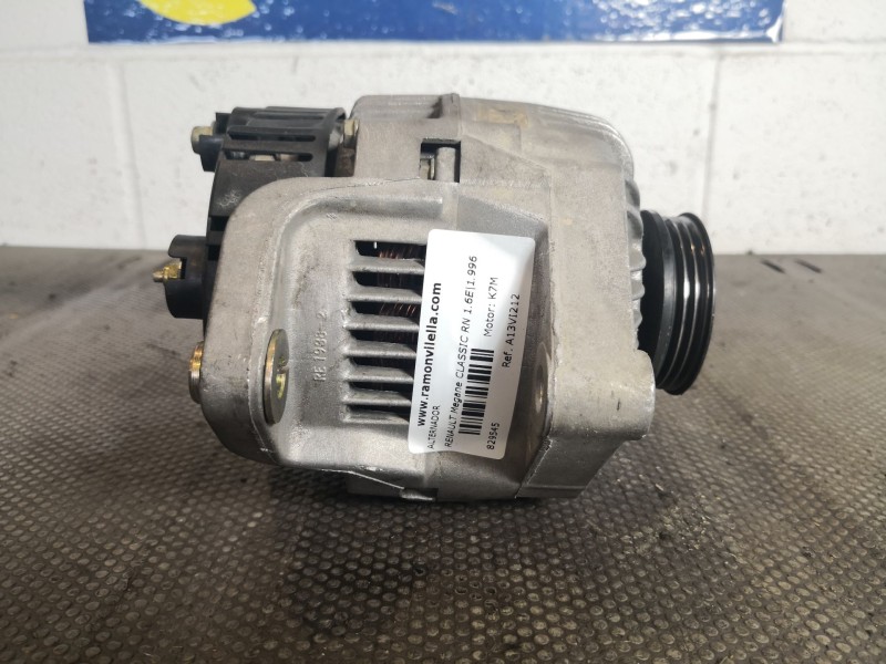 Recambio de alternador para renault megane classic rn 1.6e referencia OEM IAM A13VI212 7700424583  Recambio de alternador para renault megane classic rn 1.6e referencia OEM IAM A13VI212 7700424583