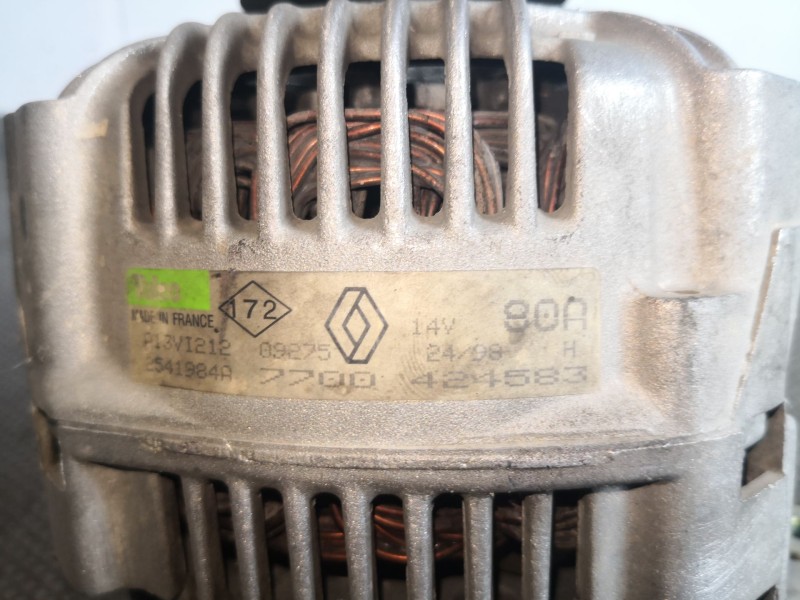 Recambio de alternador para renault megane classic rn 1.6e referencia OEM IAM A13VI212 7700424583  Recambio de alternador para renault megane classic rn 1.6e referencia OEM IAM A13VI212 7700424583