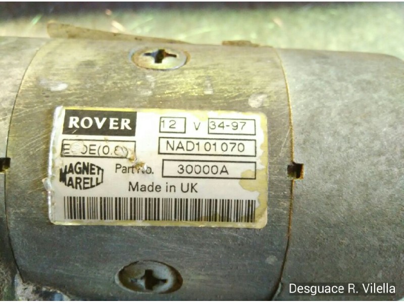 Recambio de motor arranque para mg rover serie 400 (rt) 416 si (4-ptas.) | 09.95 - 12.99 416 si (4-ptas.) | 09.95 - 12.99 refere