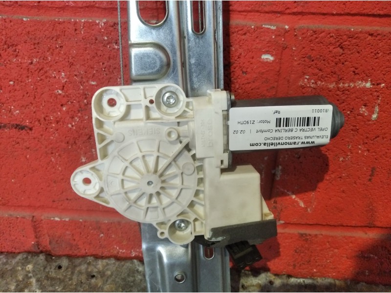 Recambio de elevalunas trasero derecho para opel vectra c berlina comfort | 02.02 - 12.05 comfort | 02.02 - 12.05 referencia OEM