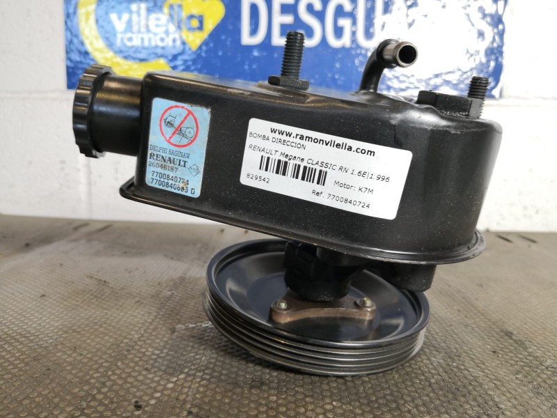 Recambio de bomba direccion para renault megane classic rn 1.6e referencia OEM IAM 7700840724   Recambio de bomba direccion para renault megane classic rn 1.6e referencia OEM IAM 7700840724