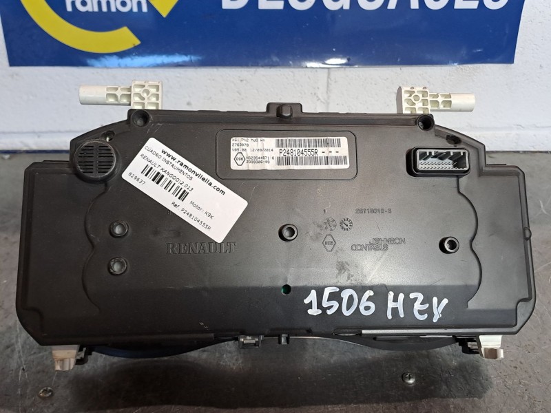 Recambio de cuadro instrumentos para renault kangoo dynamique referencia OEM IAM P248104555R  