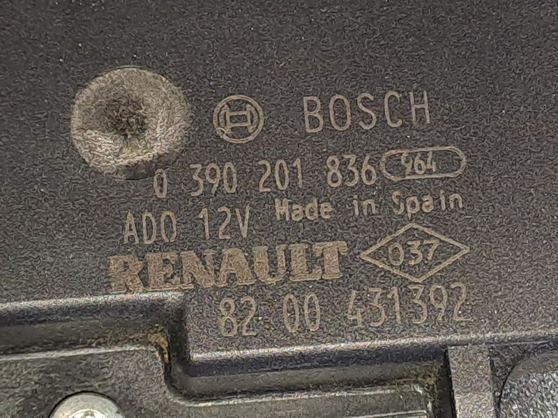 Recambio de motor limpia trasero para renault kangoo dynamique referencia OEM IAM 0390201836 8200431393 