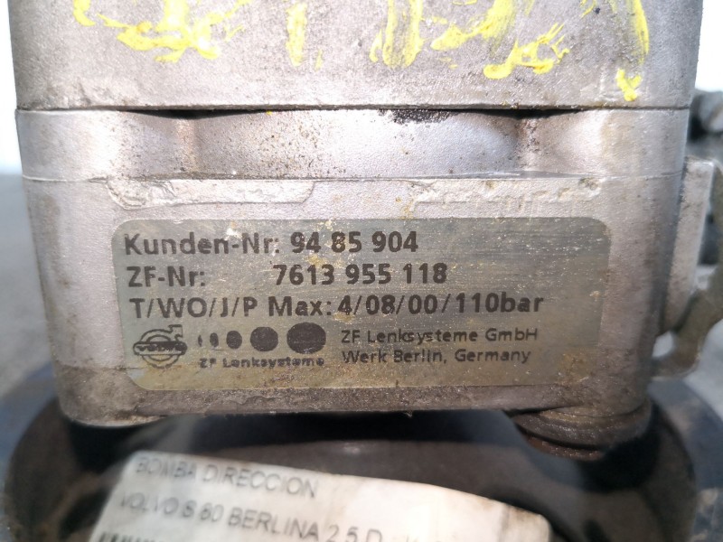 Recambio de bomba direccion para volvo s 80 berlina 2.5 d | 05.98 - 12.00 s 80 berlina 2.5 d | 05.98 - 12.00 referencia OEM IAM 