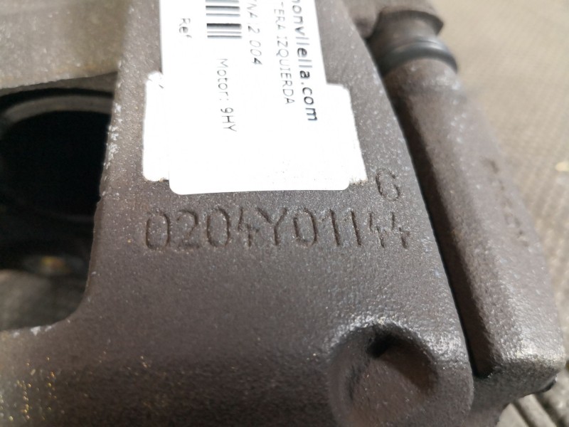 Recambio de pinza freno delantera izquierda para citroen c4 berlina 1.6 16v hdi fap referencia OEM IAM 0204Y01144  