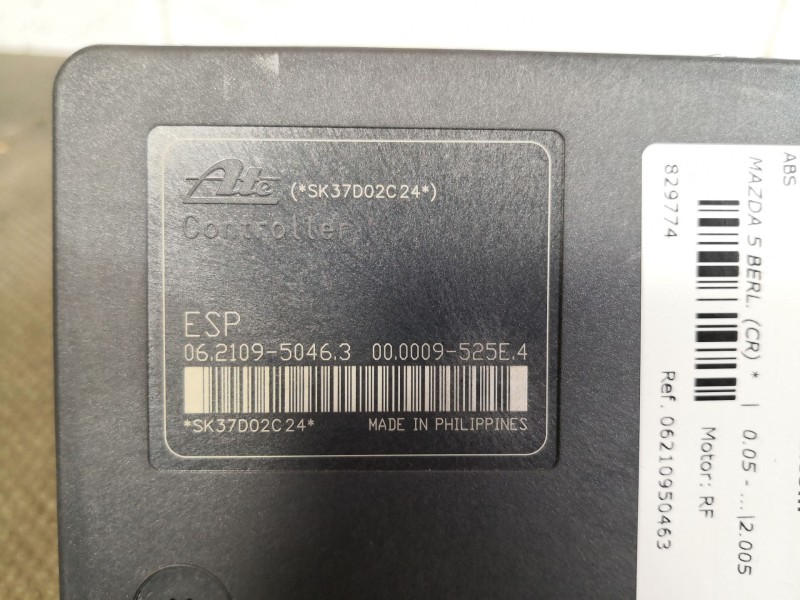 Recambio de abs para mazda 5 berl. (cr)  | 0.05 - ...  | 0.05 - ... referencia OEM IAM 06210950463   Recambio de abs para mazda 5 berl. (cr)  | 0.05 - ...  | 0.05 - ... referencia OEM IAM 06210950463
