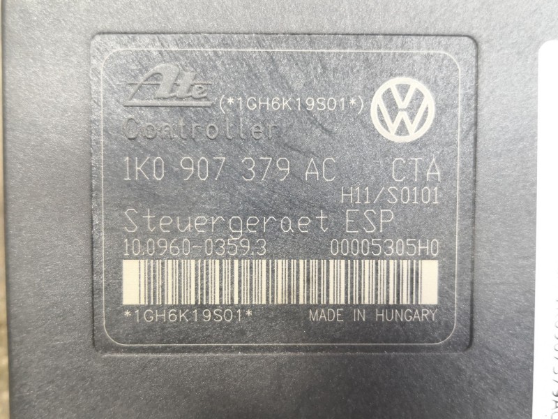 Recambio de abs para volkswagen golf v berlina (1k1)  | 0.03 - 0.08  | 0.03 - 0.08 referencia OEM IAM 1K0907379AC  