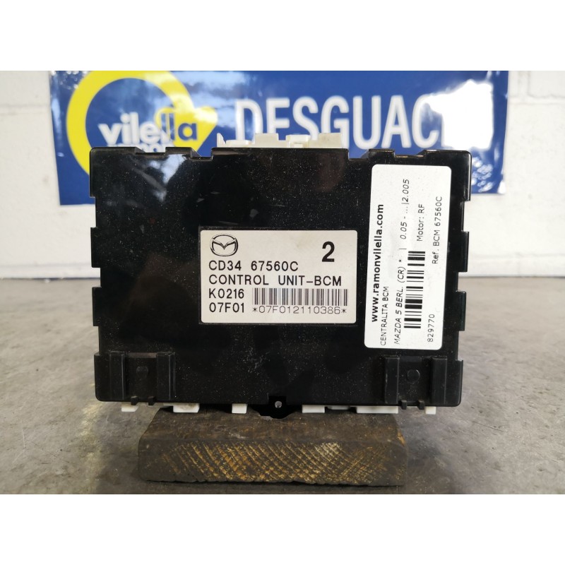Recambio de centralita bcm para mazda 5 berl. (cr)  | 0.05 - ...  | 0.05 - ... referencia OEM IAM BCM67560C  
