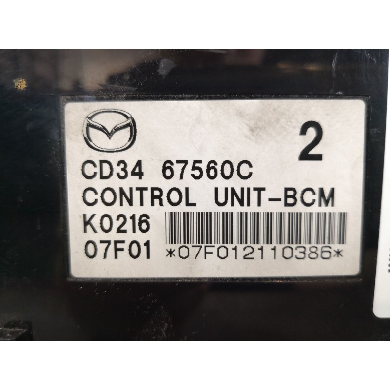 Recambio de centralita bcm para mazda 5 berl. (cr)  | 0.05 - ...  | 0.05 - ... referencia OEM IAM BCM67560C  
