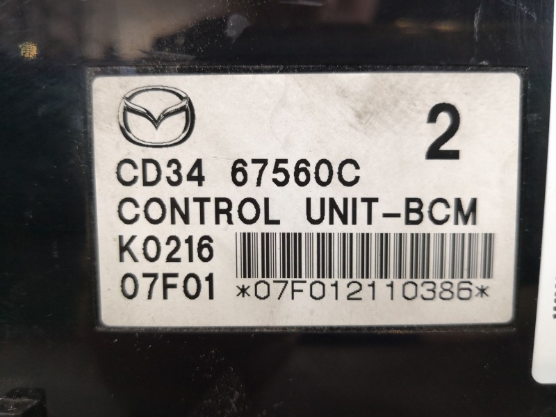 Recambio de centralita bcm para mazda 5 berl. (cr)  | 0.05 - ...  | 0.05 - ... referencia OEM IAM BCM67560C  