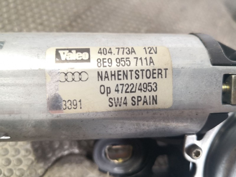 Recambio de motor limpia trasero para audi a4 avant (8e) referencia OEM IAM 8E9955711A 404773A  Recambio de motor limpia trasero para audi a4 avant (8e) referencia OEM IAM 8E9955711A 404773A