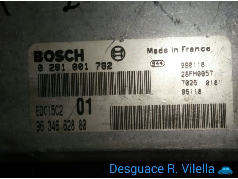 Recambio de centralita motor uce para peugeot 406 berlina (s1/s2) srdt | 10.98 - 12.04 srdt | 10.98 - 12.04 referencia OEM IAM 0