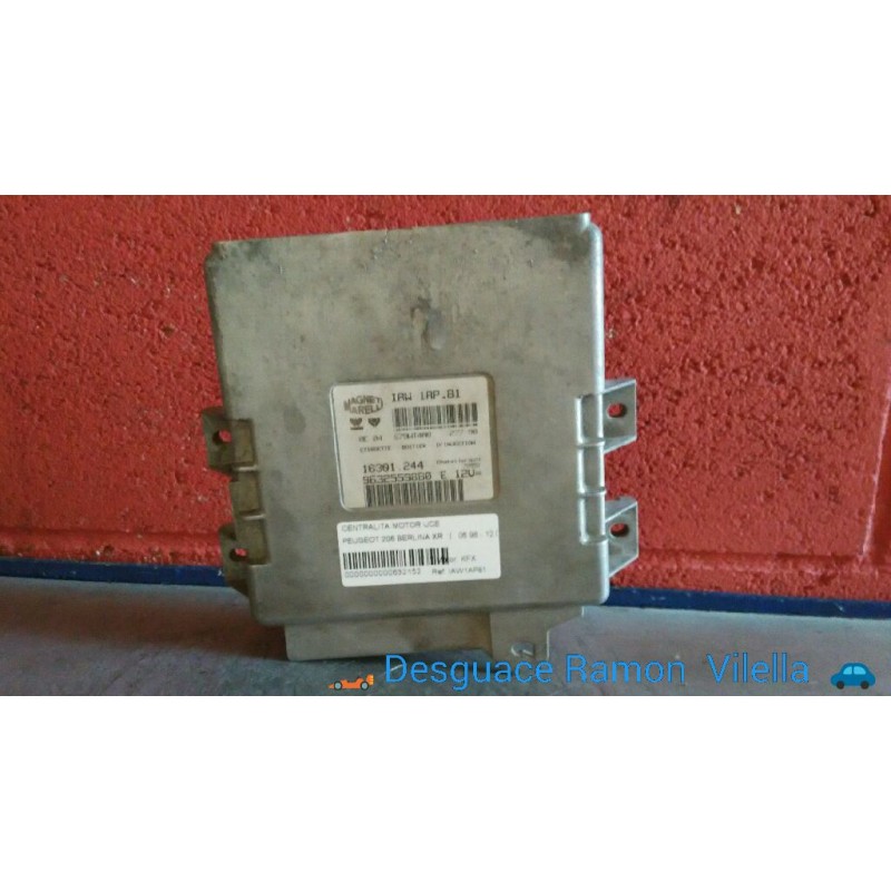 Recambio de centralita motor uce para peugeot 206 berlina xr | 06.98 - 12.02 xr | 06.98 - 12.02 referencia OEM IAM IAW1AP81 9632