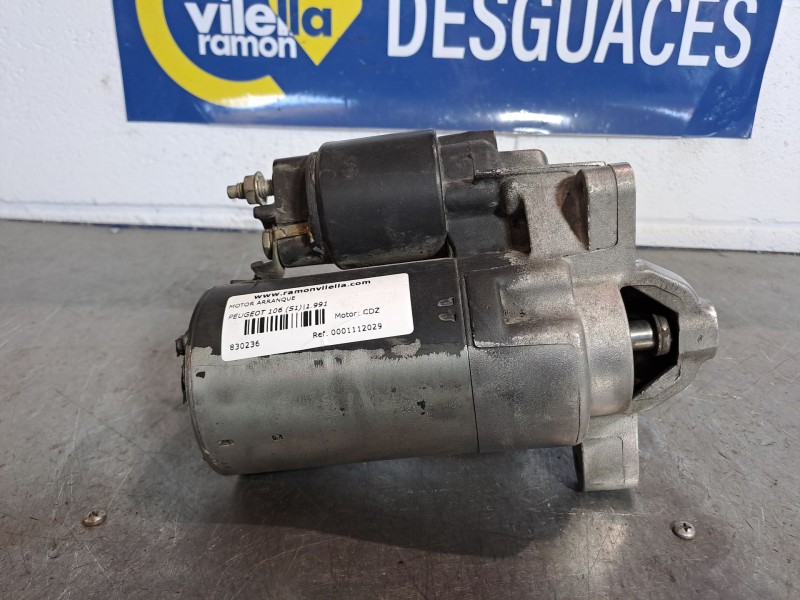 Recambio de motor arranque para peugeot 106 (s1) 1.0 referencia OEM IAM 0001112029   Recambio de motor arranque para peugeot 106 (s1) 1.0 referencia OEM IAM 0001112029