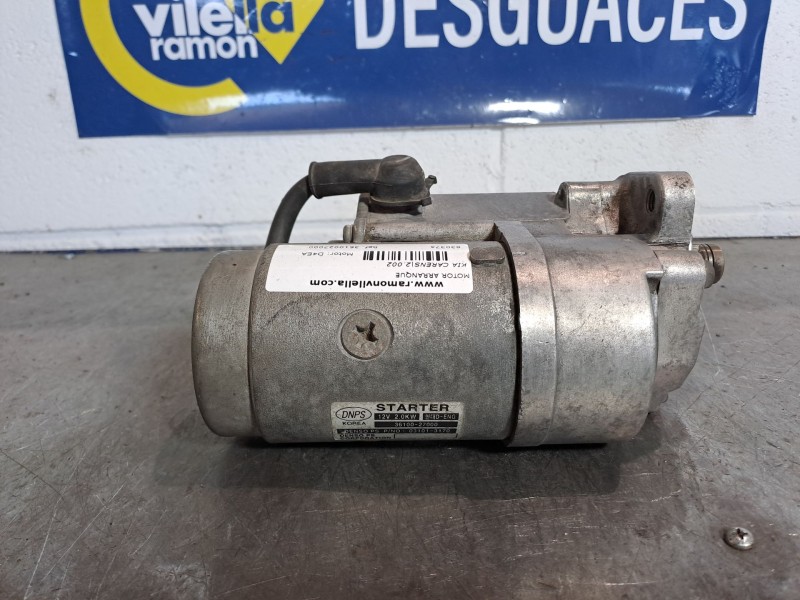 Recambio de motor arranque para kia carens 2.0 crdi ex monovolumen referencia OEM IAM 3610027000 031013170 