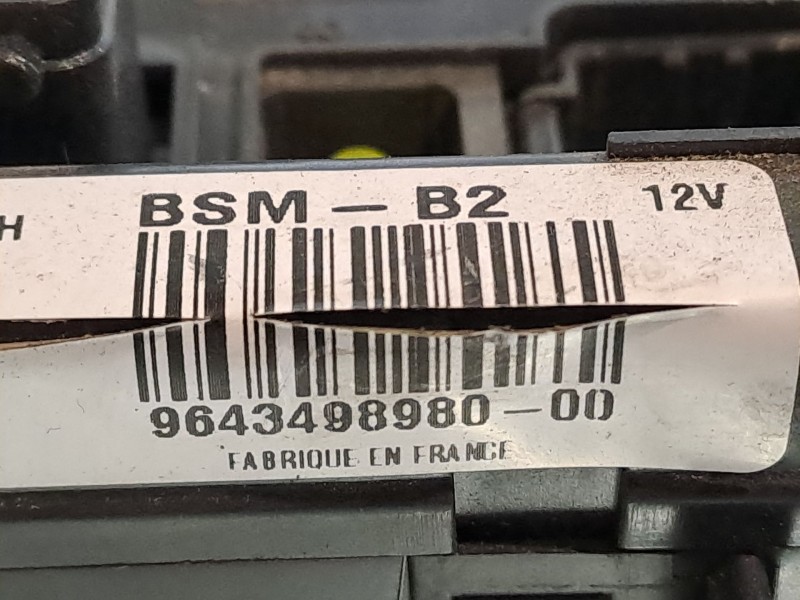 Recambio de centralita bsm para citroen berlingo  | 0.02 - ...  | 0.02 - ... referencia OEM IAM BSMB2 T118470002H 9643498980