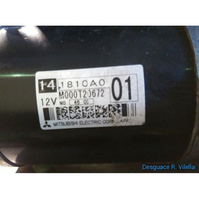 Recambio de motor arranque para mitsubishi grandis (na0w) 2.4 instyle | 03.06 - 12.07 2.4 instyle | 03.06 - 12.07 referencia OEM