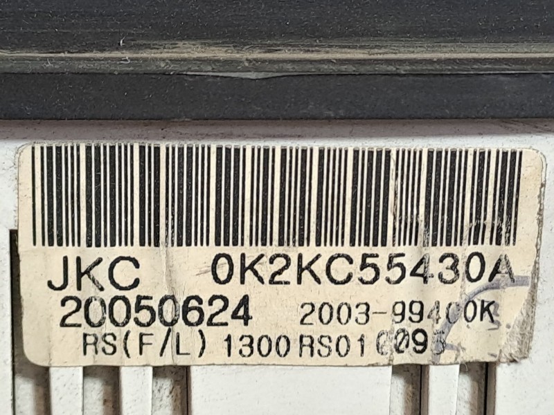 Recambio de cuadro instrumentos para kia carens 2.0 crdi ex monovolumen referencia OEM IAM 0K2KC55430A 20050624  Recambio de cuadro instrumentos para kia carens 2.0 crdi ex monovolumen referencia OEM IAM 0K2KC55430A 20050624