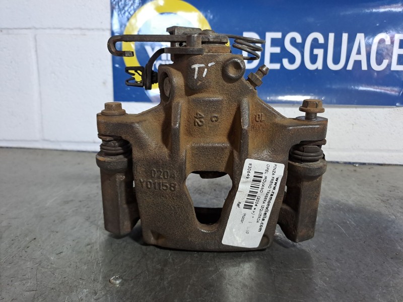 Recambio de pinza freno trasera izquierda para opel movano (2004 =>)  | ... movano (2004 =>)  | ... referencia OEM IAM    Recambio de pinza freno trasera izquierda para opel movano (2004 =>)  | ... movano (2004 =>)  | ... referencia OEM IAM