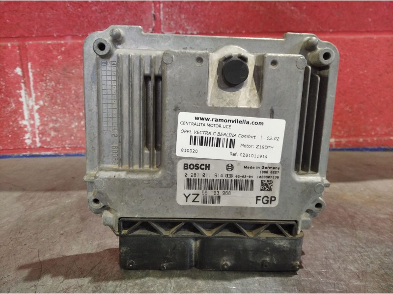 Recambio de centralita motor uce para opel vectra c berlina comfort | 02.02 - 12.05 comfort | 02.02 - 12.05 referencia OEM IAM 0