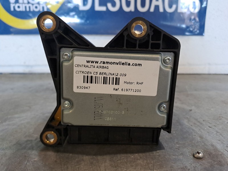 Recambio de centralita airbag para citroen c5 berlina business referencia OEM IAM 619771200   Recambio de centralita airbag para citroen c5 berlina business referencia OEM IAM 619771200
