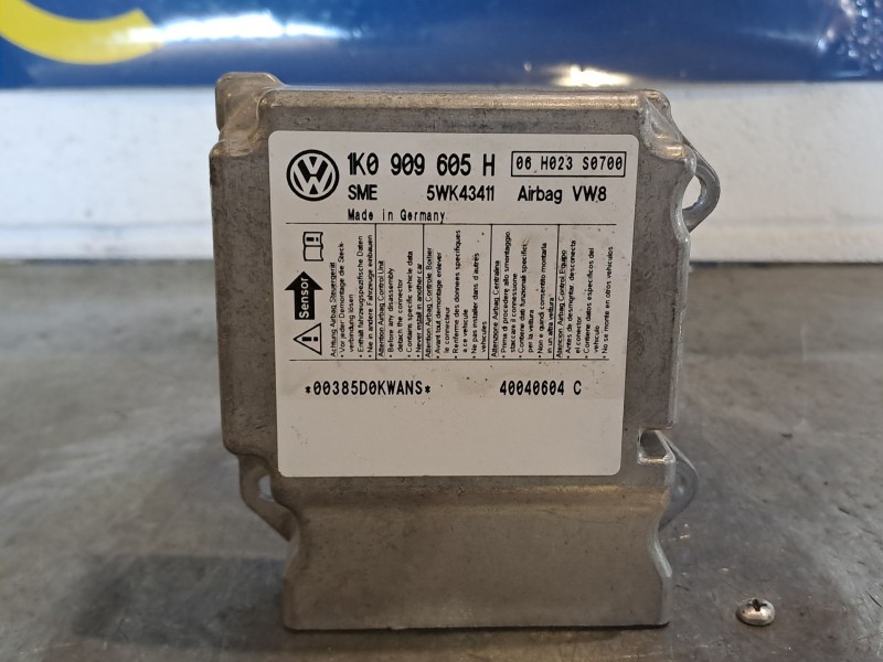 Recambio de centralita airbag para volkswagen golf v berlina (1k1) 2.0 tdi | 0.03 - 0.08 2.0 tdi | 0.03 - 0.08 referencia OEM IA