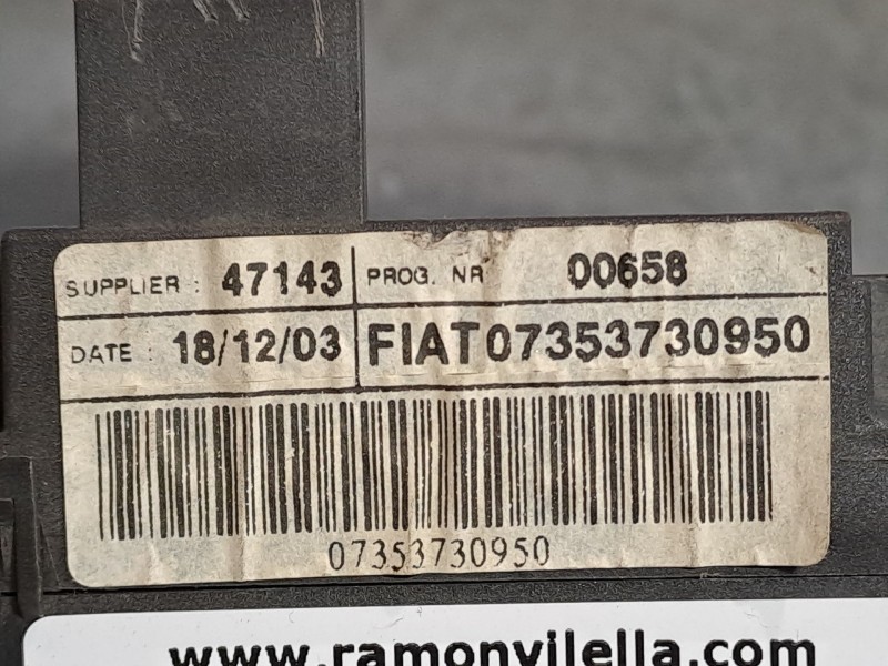 Recambio de anillo airbag para lancia ypsilon (101)  | 0.03 - ...  | 0.03 - ... referencia OEM IAM 07353730950 47143 00658