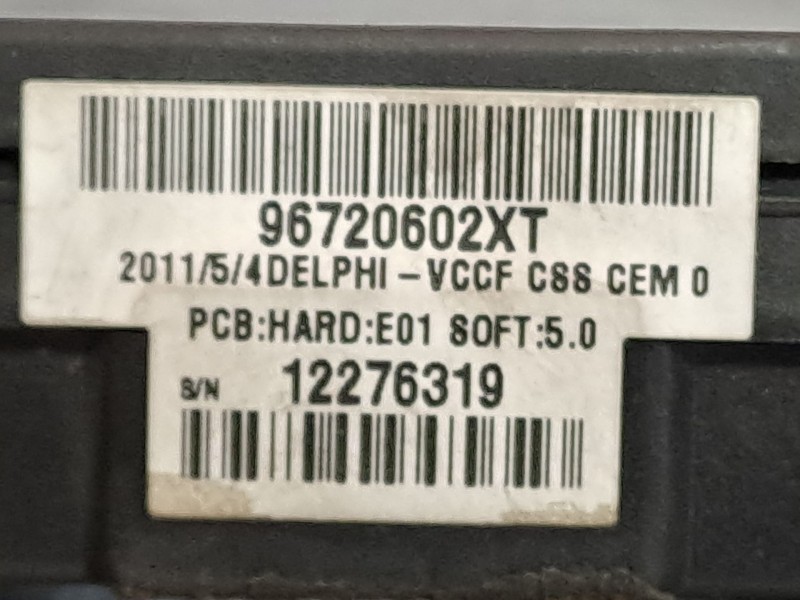 Recambio de mando limpia para citroen c5 berlina business referencia OEM IAM 967020602XT   Recambio de mando limpia para citroen c5 berlina business referencia OEM IAM 967020602XT