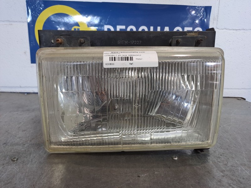 Recambio de faro derecho para citroen c 25 caja cerrada referencia OEM IAM    Recambio de faro derecho para citroen c 25 caja cerrada referencia OEM IAM