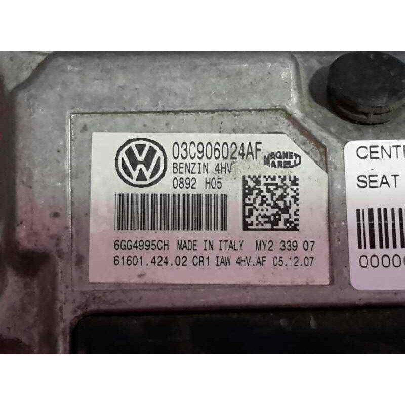Recambio de centralita motor uce para seat ibiza (6l1) 1.4 16v | 0.02 - ... 1.4 16v | 0.02 - ... referencia OEM IAM 03C906024AF 