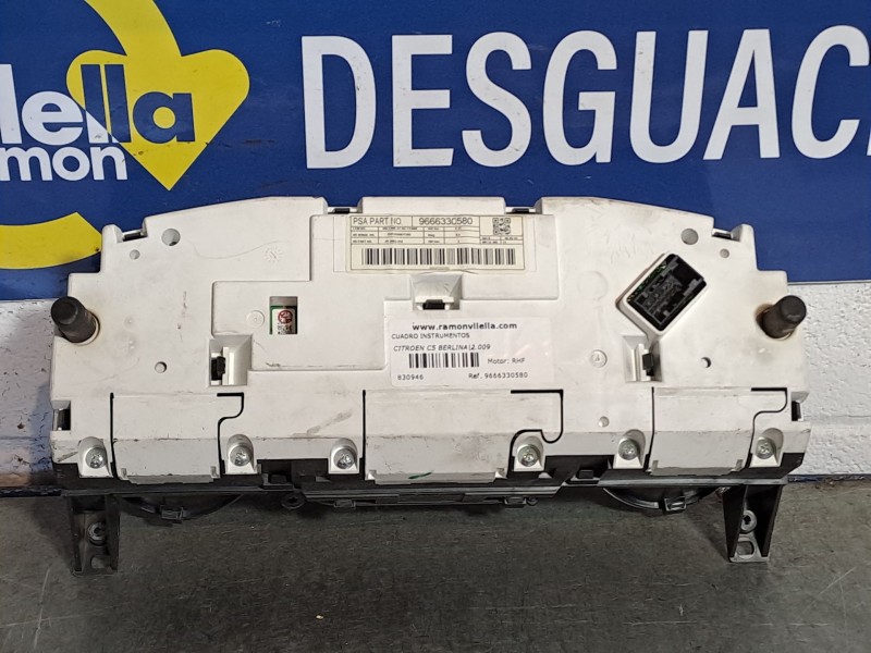 Recambio de cuadro instrumentos para citroen c5 berlina business referencia OEM IAM 9666330580   Recambio de cuadro instrumentos para citroen c5 berlina business referencia OEM IAM 9666330580