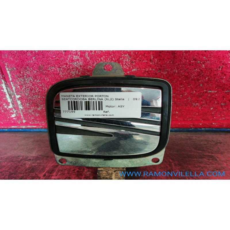 Recambio de maneta exterior porton para seat cordoba berlina (6l2) stella | 09.02 - 12.04 stella | 09.02 - 12.04 referencia OEM 
