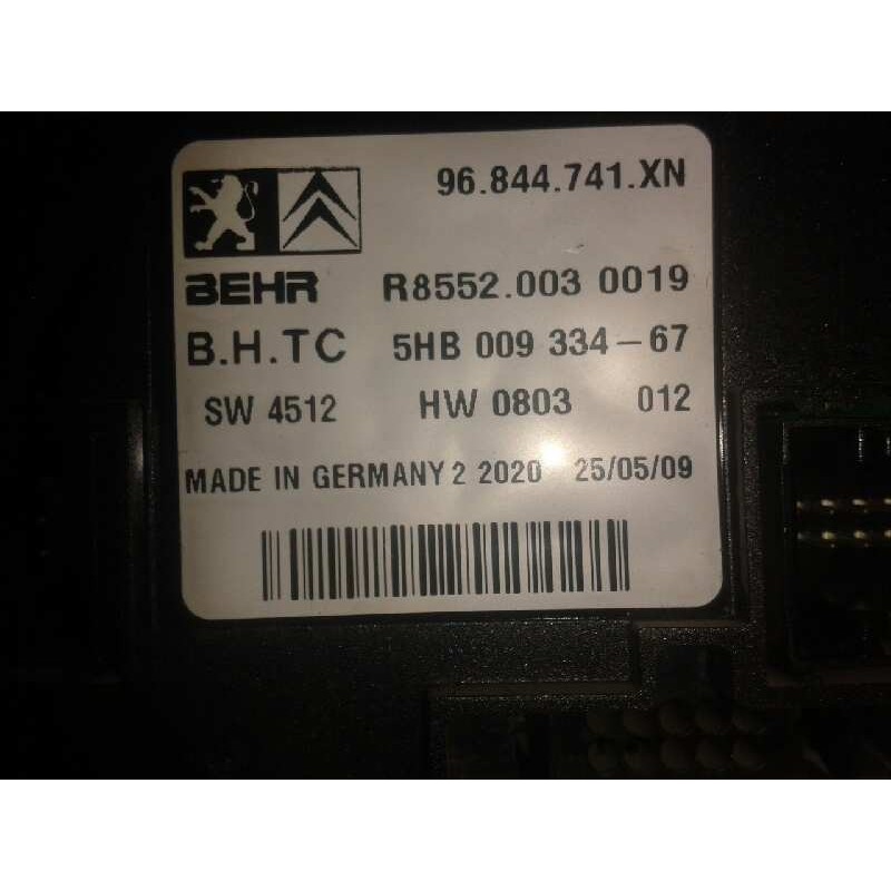 Recambio de mando climatizador para peugeot 407 sport | 07.07 - 12.09 sport | 07.07 - 12.09 referencia OEM IAM 5HB009334-67  