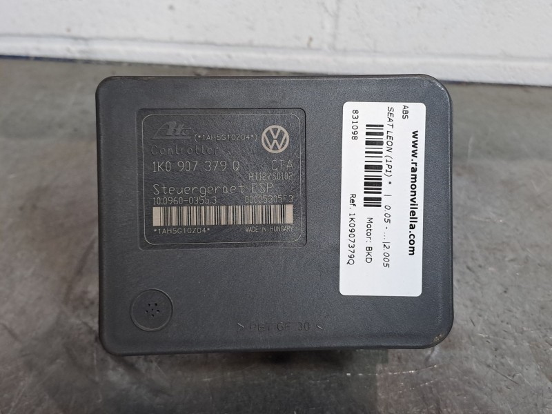 Recambio de abs para seat leon (1p1)  | 0.05 - ...  | 0.05 - ... referencia OEM IAM 1K0907379Q 1K0614517N G2 Recambio de abs para seat leon (1p1)  | 0.05 - ...  | 0.05 - ... referencia OEM IAM 1K0907379Q 1K0614517N G2