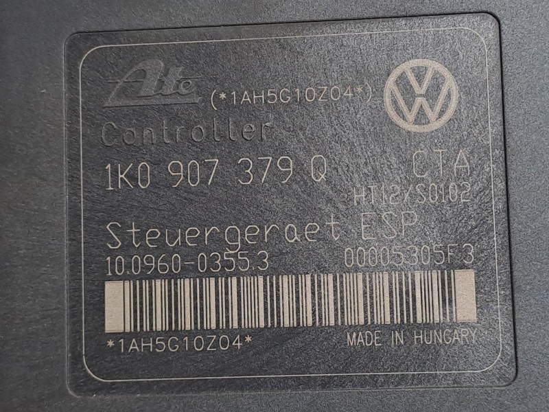 Recambio de abs para seat leon (1p1)  | 0.05 - ...  | 0.05 - ... referencia OEM IAM 1K0907379Q 1K0614517N G2 Recambio de abs para seat leon (1p1)  | 0.05 - ...  | 0.05 - ... referencia OEM IAM 1K0907379Q 1K0614517N G2