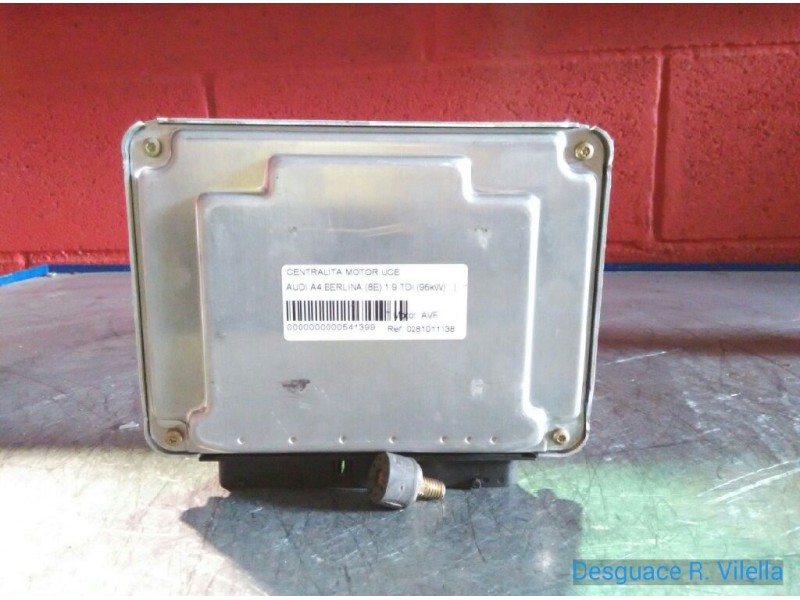 Recambio de centralita motor uce para audi a4 berlina (8e) 1.9 tdi (96kw) | 12.00 - 12.04 1.9 tdi (96kw) | 12.00 - 12.04 referen