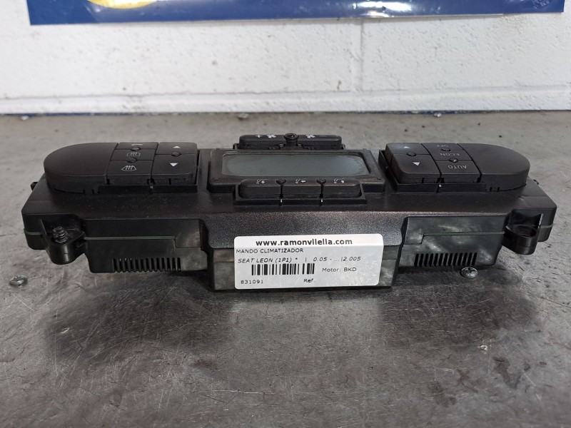 Recambio de mando climatizador para seat leon (1p1)  | 0.05 - ...  | 0.05 - ... referencia OEM IAM   