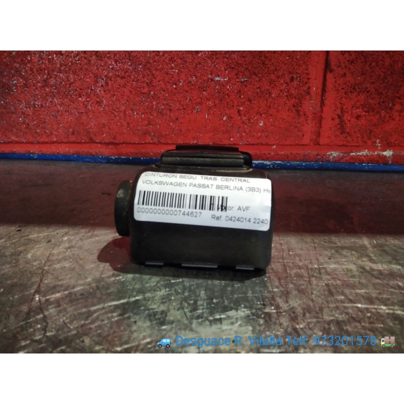 Recambio de cinturon segu. tras. central para volkswagen passat berlina (3b3) highline | 10.00 - 12.05 highline | 10.00 - 12.05 