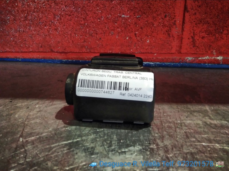 Recambio de cinturon segu. tras. central para volkswagen passat berlina (3b3) highline | 10.00 - 12.05 highline | 10.00 - 12.05 