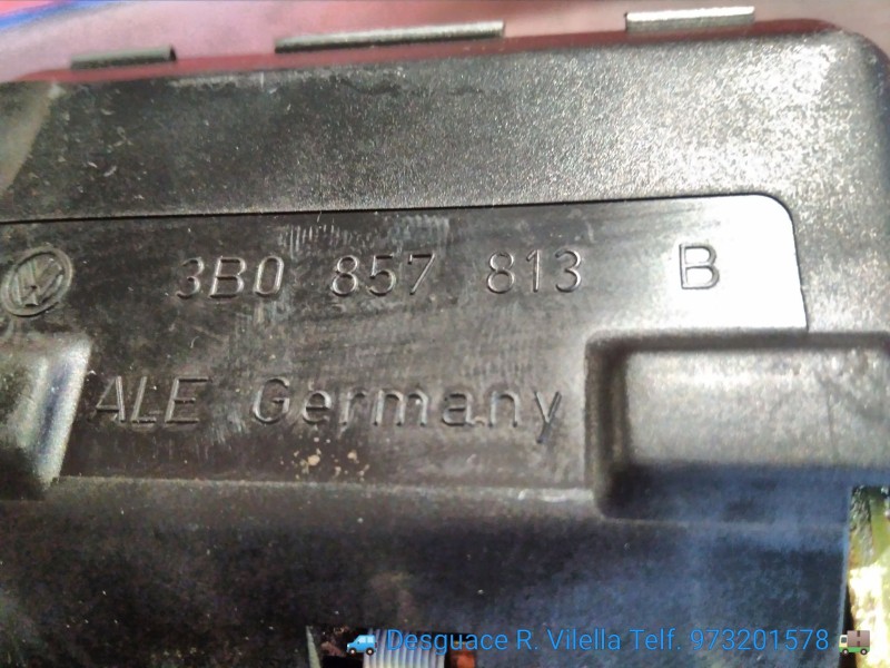 Recambio de cinturon segu. tras. central para volkswagen passat berlina (3b3) highline | 10.00 - 12.05 highline | 10.00 - 12.05 