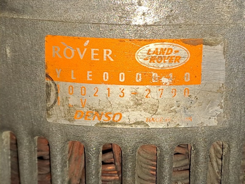 Recambio de alternador para rover serie 25 (rf) 2.0 idt referencia OEM IAM 1002132790 YLE000010 