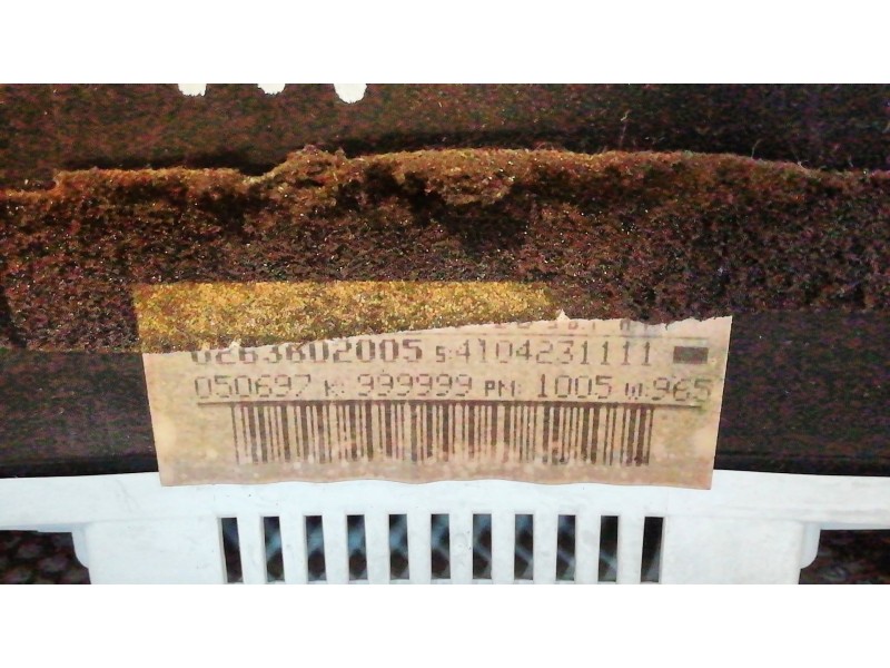 Recambio de cuadro instrumentos para volkswagen polo referencia OEM IAM 0263602005  