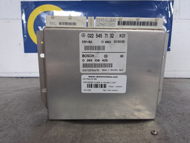 Recambio de centralita esp para mercedes clase a (w168) 1.4 cat referencia OEM IAM 026109425  
