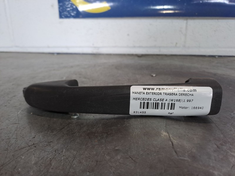 Recambio de maneta exterior trasera derecha para mercedes clase a (w168) 1.4 cat referencia OEM IAM    Recambio de maneta exterior trasera derecha para mercedes clase a (w168) 1.4 cat referencia OEM IAM