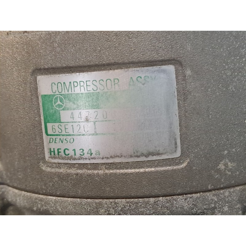 Recambio de compresor aire acondicionado para mercedes clase a (w168) 1.4 cat referencia OEM IAM 6SE12C  