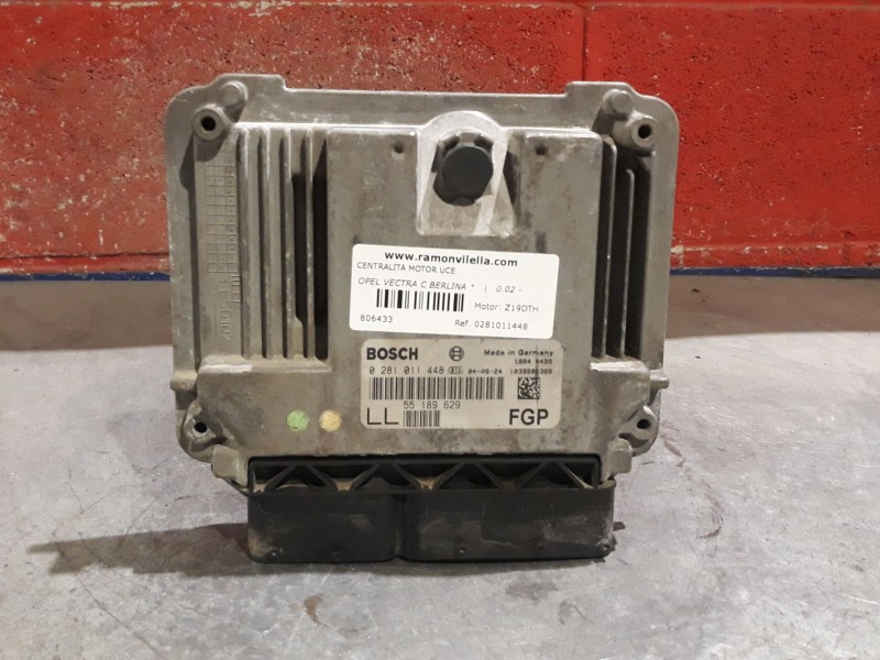Recambio de centralita motor uce para opel vectra c berlina  | 0.02 - 0.05  | 0.02 - 0.05 referencia OEM IAM 0281011448  