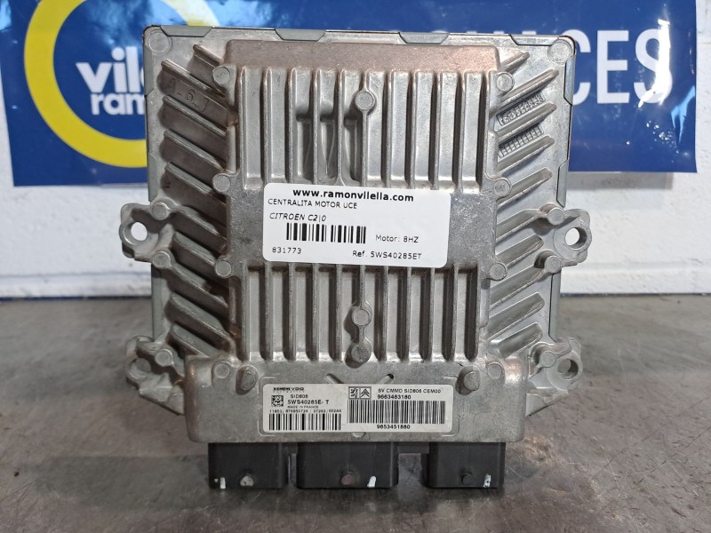 Recambio de centralita motor uce para citroen c2 referencia OEM IAM 5WS40285ET  